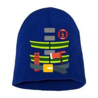 Halloween Firefighter Costume Cool Gift Short Acrylic Beanie