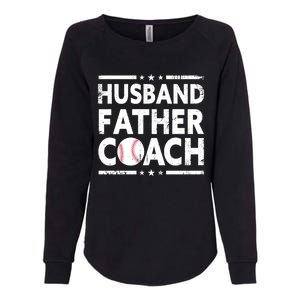 Husband Father Coach Sports Fan Best Dad Ever Fathers Day Cute Gift Womens California Wash Sweatshirt