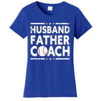 Husband Father Coach Sports Fan Best Dad Ever Fathers Day Cute Gift Women's T-Shirt