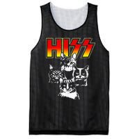 HISS Funny Cute Cat Mom Kitten Cats Lover Rock Mesh Reversible Basketball Jersey Tank