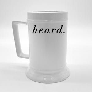 Heard Funny Chef Funny Restaurant Slang Lingo Chef Cooking Cute Gift Beer Stein