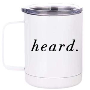 Heard Funny Chef Funny Restaurant Slang Lingo Chef Cooking Cute Gift 12 oz Stainless Steel Tumbler Cup