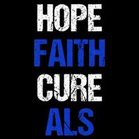 Hope Faith Cure ALS Awareness City Backpack