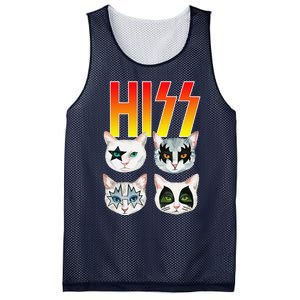 Hiss Funny Cat Cat Lover Funny Cat Mesh Reversible Basketball Jersey Tank