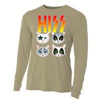 Hiss Funny Cat Cat Lover Funny Cat Cooling Performance Long Sleeve Crew