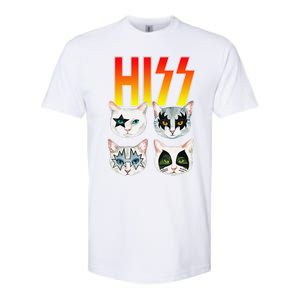 Hiss Funny Cat Cat Lover Funny Cat Softstyle CVC T-Shirt