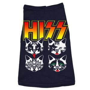 HISS Funny Cat Meow Kitty Rock Music Lover Purr And Roll Doggie Tank