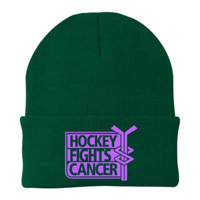 Hockey Fights Cancer Awareness Knit Cap Winter Beanie