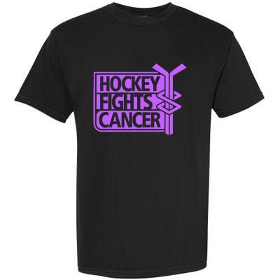 Hockey Fights Cancer Awareness Garment-Dyed Heavyweight T-Shirt