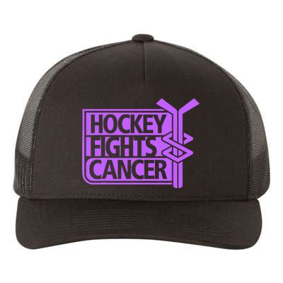 Hockey Fights Cancer Awareness Yupoong Adult 5-Panel Trucker Hat