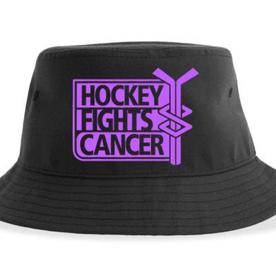 Hockey Fights Cancer Awareness Sustainable Bucket Hat