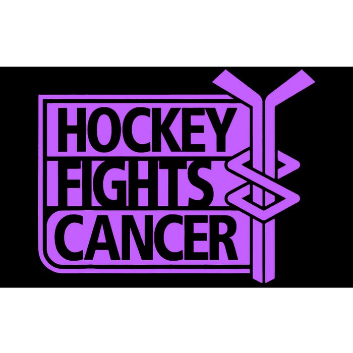 Hockey Fights Cancer Awareness Bumper Sticker