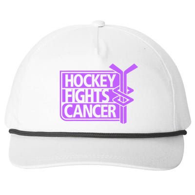 Hockey Fights Cancer Awareness Snapback Five-Panel Rope Hat