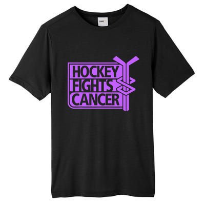 Hockey Fights Cancer Awareness Tall Fusion ChromaSoft Performance T-Shirt