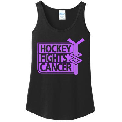 Hockey Fights Cancer Awareness Ladies Essential Tank