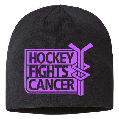 Hockey Fights Cancer Awareness Sustainable Beanie