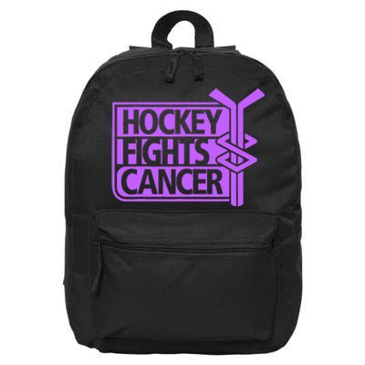 Hockey Fights Cancer Awareness 16 in Basic Backpack