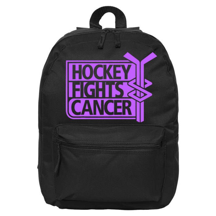 Hockey Fights Cancer Awareness 16 in Basic Backpack