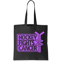 Hockey Fights Cancer Awareness Tote Bag