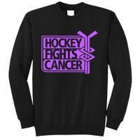 Hockey Fights Cancer Awareness Tall Sweatshirt