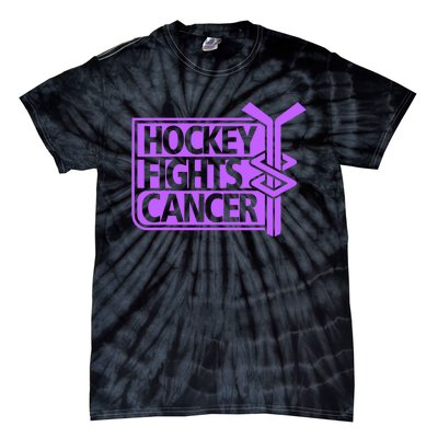 Hockey Fights Cancer Awareness Tie-Dye T-Shirt