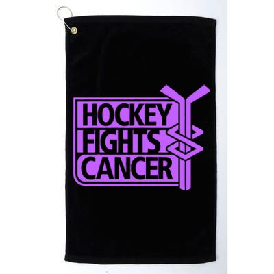 Hockey Fights Cancer Awareness Platinum Collection Golf Towel