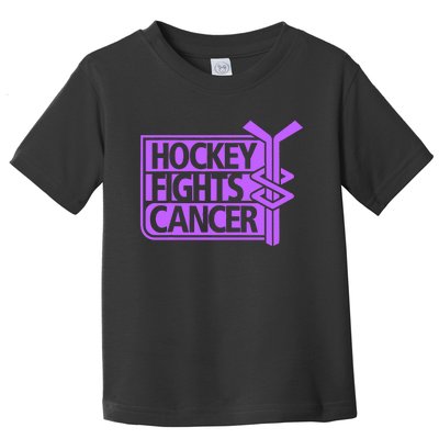 Hockey Fights Cancer Awareness Toddler T-Shirt