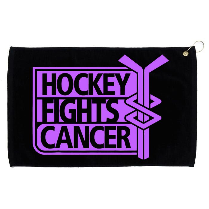 Hockey Fights Cancer Awareness Grommeted Golf Towel