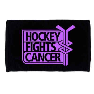 Hockey Fights Cancer Awareness Microfiber Hand Towel