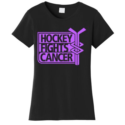 Hockey Fights Cancer Awareness Women's T-Shirt