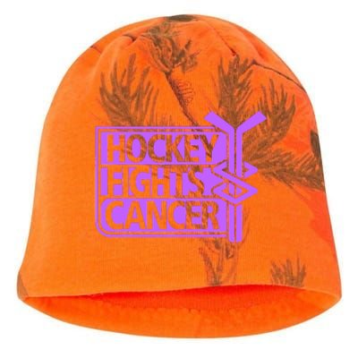 Hockey Fights Cancer Awareness Kati - Camo Knit Beanie