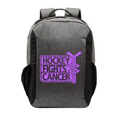 Hockey Fights Cancer Awareness Vector Backpack