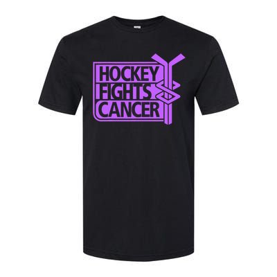 Hockey Fights Cancer Awareness Softstyle CVC T-Shirt