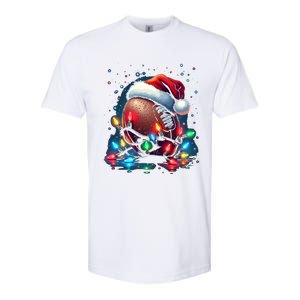 Holiday Football Cool Gift Softstyle CVC T-Shirt