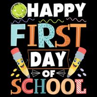 Happy First Day Of School Teacher Student Kindergarten Impact Tech Backpack