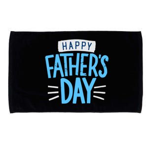 Happy Fathers Day Celebration Gift Microfiber Hand Towel