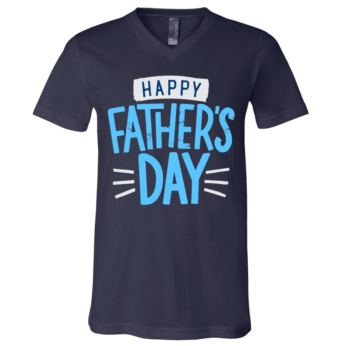 Happy Fathers Day Celebration Gift V-Neck T-Shirt