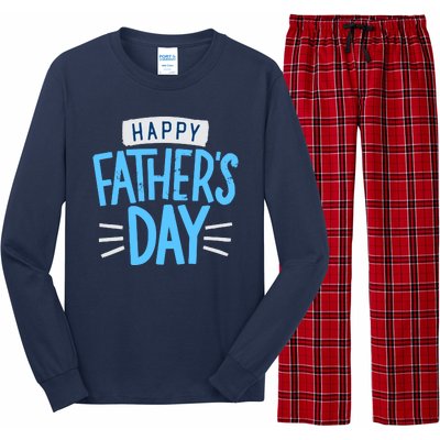 Happy Fathers Day Celebration Gift Long Sleeve Pajama Set