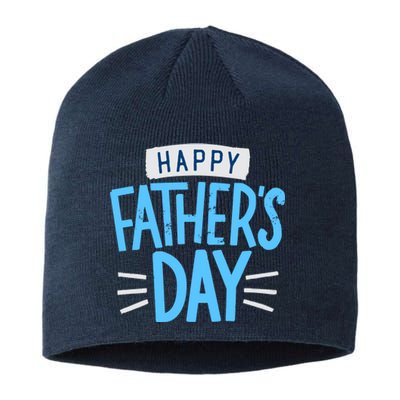 Happy Fathers Day Celebration Gift Sustainable Beanie