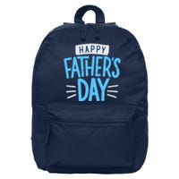 Happy Fathers Day Celebration Gift 16 in Basic Backpack