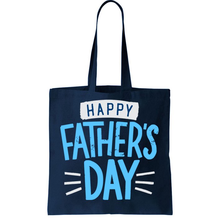 Happy Fathers Day Celebration Gift Tote Bag