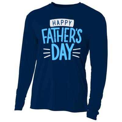 Happy Fathers Day Celebration Gift Cooling Performance Long Sleeve Crew