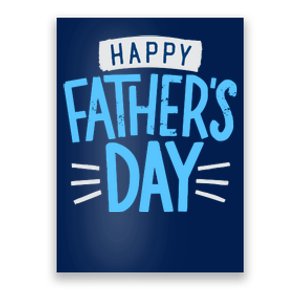 Happy Fathers Day Celebration Gift Poster