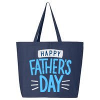 Happy Fathers Day Celebration Gift 25L Jumbo Tote