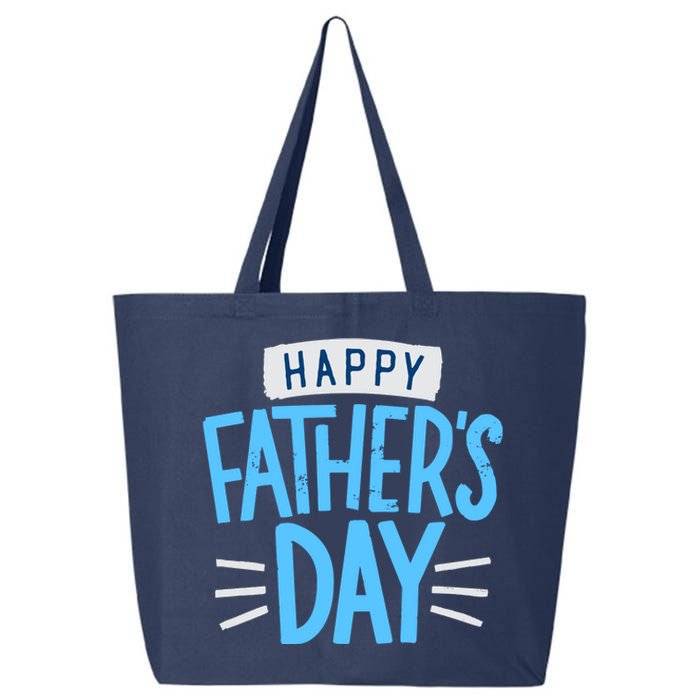 Happy Fathers Day Celebration Gift 25L Jumbo Tote