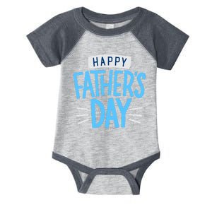 Happy Fathers Day Celebration Gift Infant Baby Jersey Bodysuit