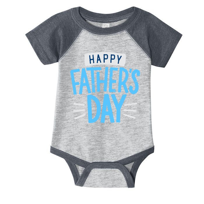 Happy Fathers Day Celebration Gift Infant Baby Jersey Bodysuit