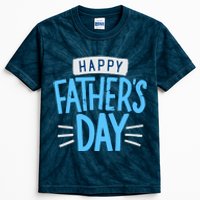 Happy Fathers Day Celebration Gift Kids Tie-Dye T-Shirt