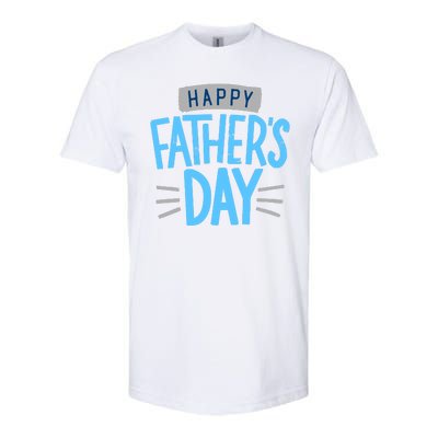 Happy Fathers Day Celebration Gift Softstyle® CVC T-Shirt