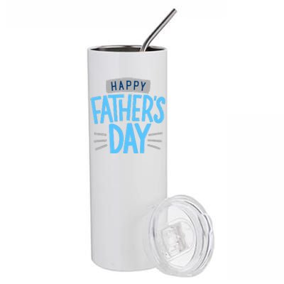 Happy Fathers Day Celebration Gift Stainless Steel Tumbler